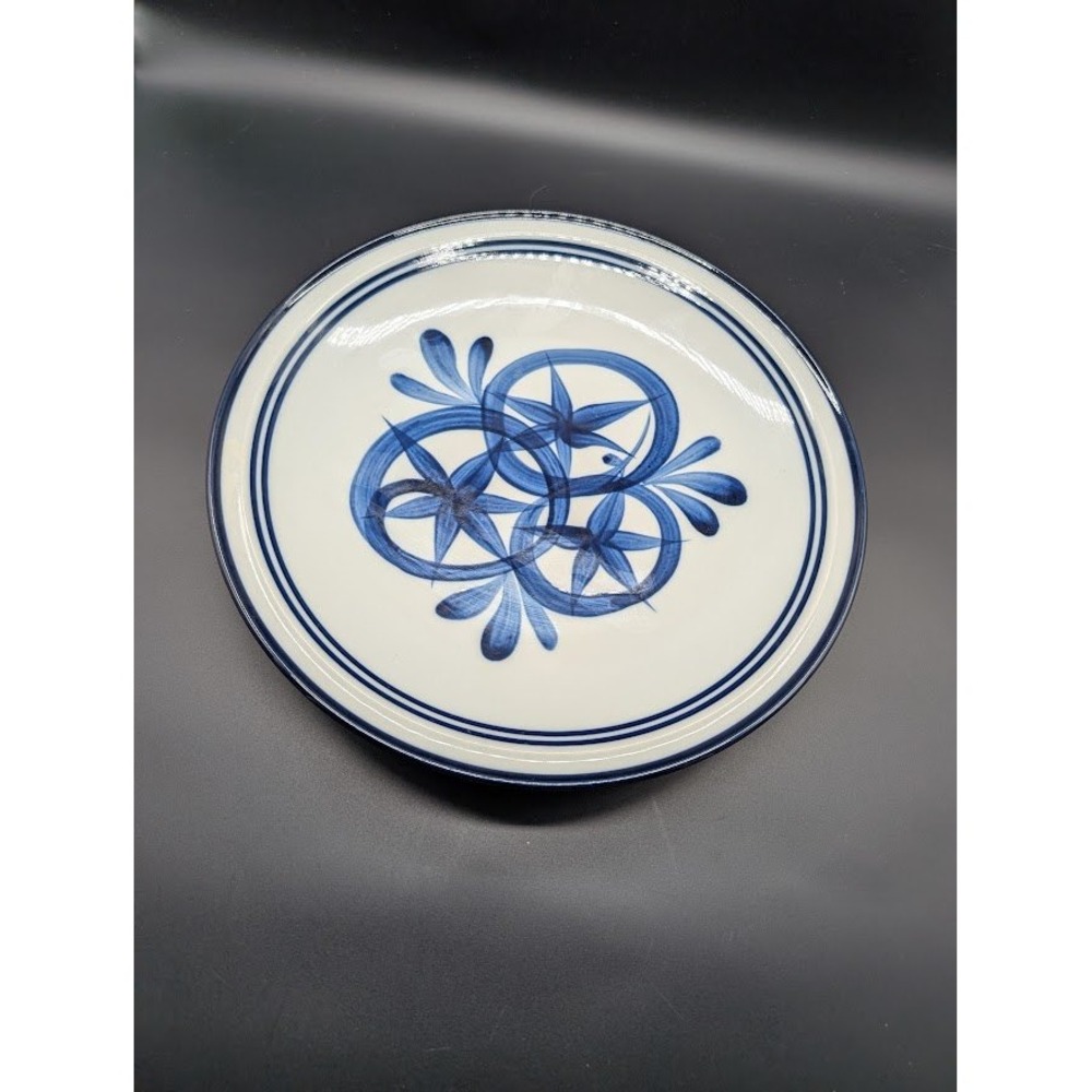 Dansk Blue Mist Charger Plate 12" Niels Refsgaard Japan Hand Painted Platter EUC